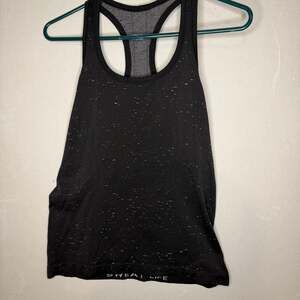 Lululemon Swiftly Tech Racerback Tank Top Black Speckle